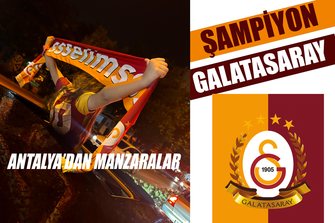 Süper Lig'de şampiyon Galatasaray!