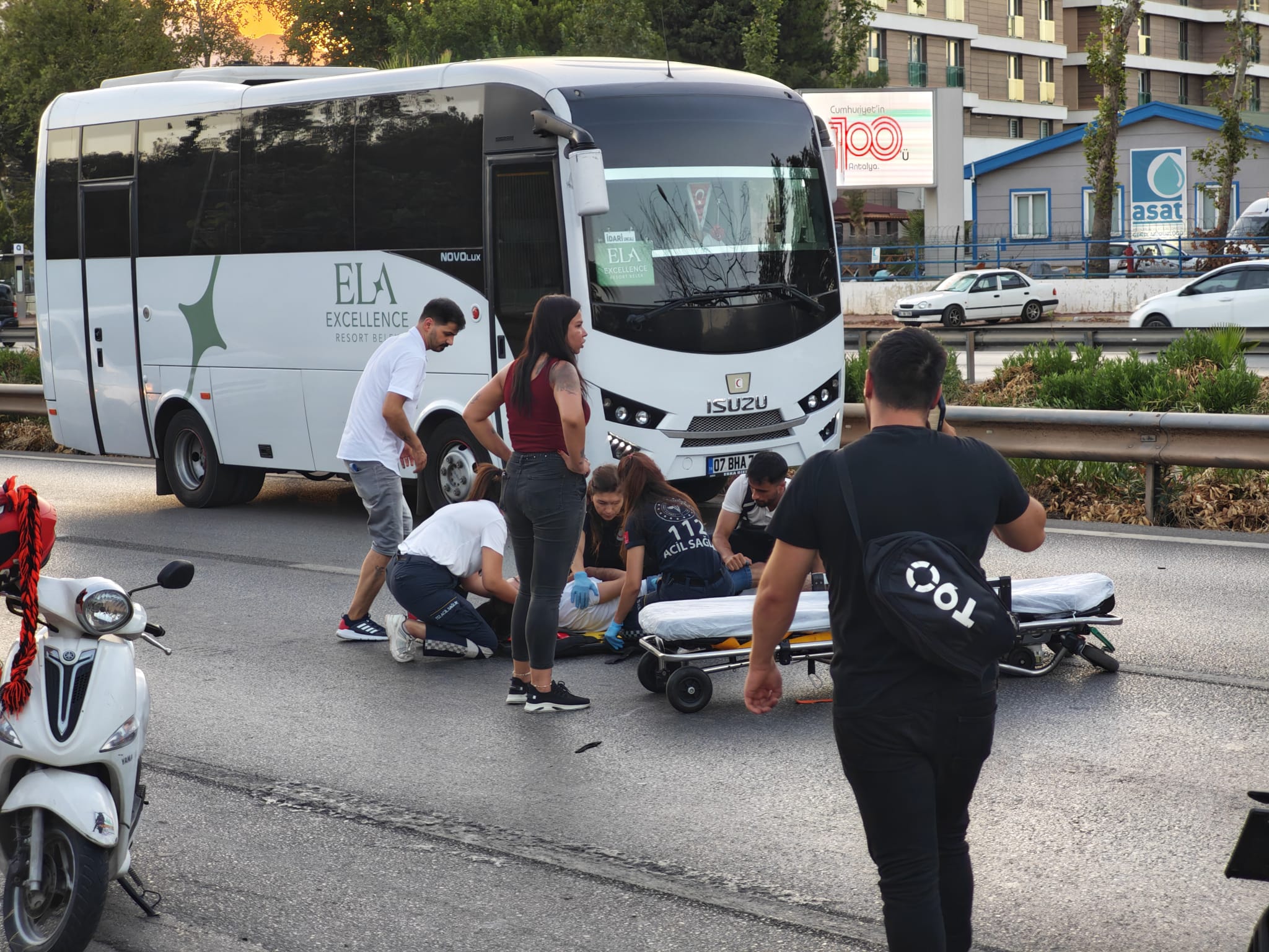 UNCALI'DA TRAFİK KAZASI.