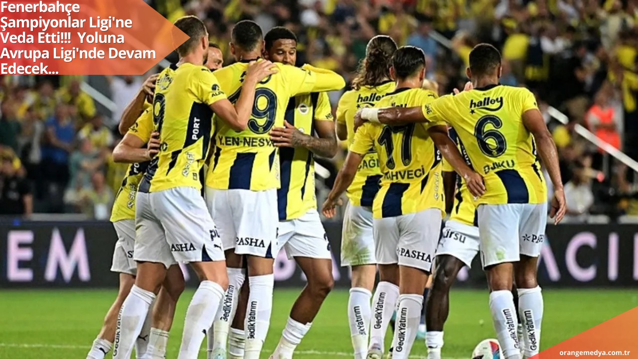 Fenerbahçe Şampiyonlar Ligi'ne Veda Etti!!!  Yoluna Avrupa Ligi'nde Devam Edecek...