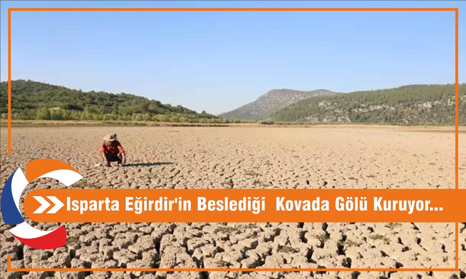 Isparta Eğirdir'in Beslediği  Kovada Gölü Kuruyor...