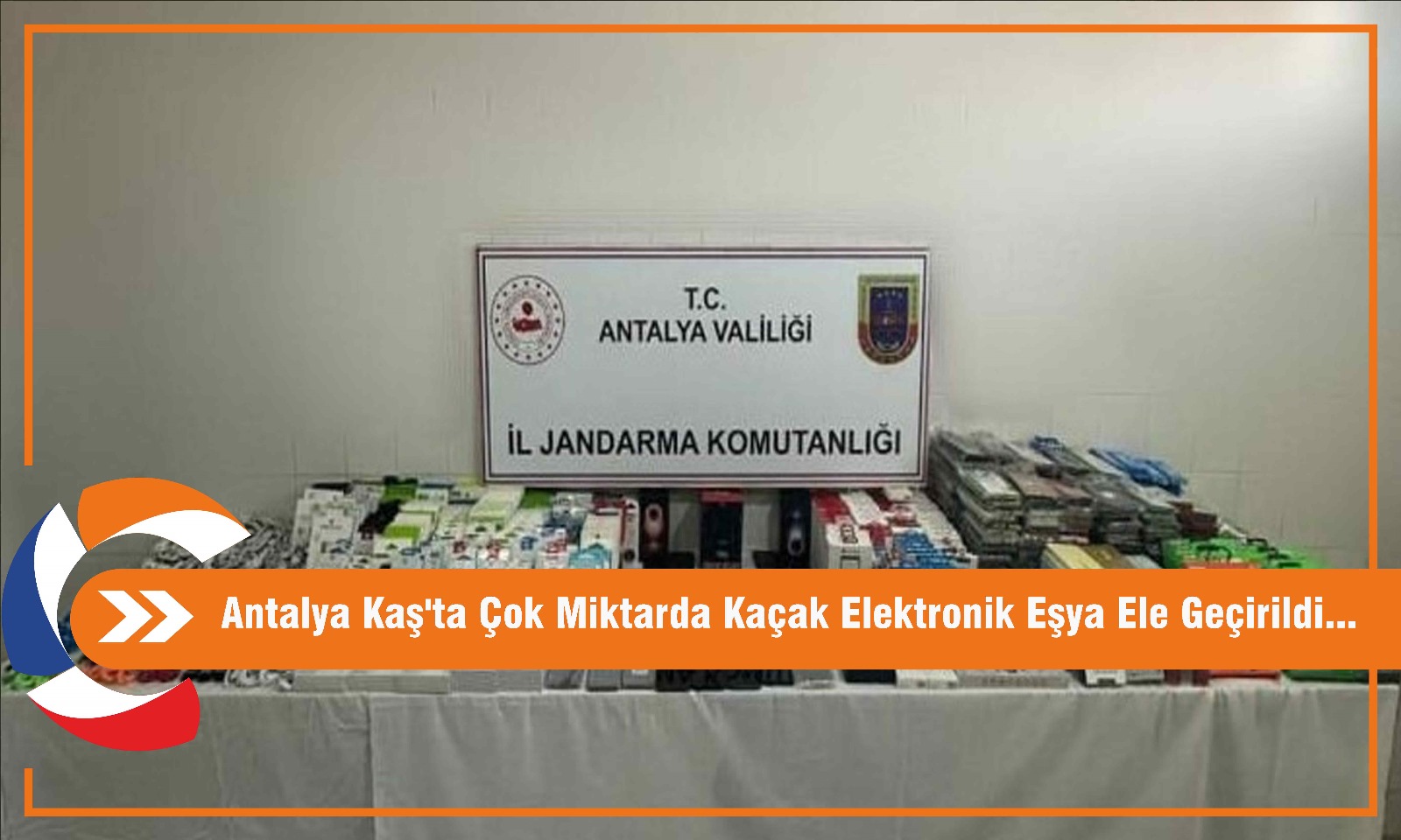 Antalya Kaş'ta Çok Miktarda Kaçak Elektronik Eşya Ele Geçirildi...