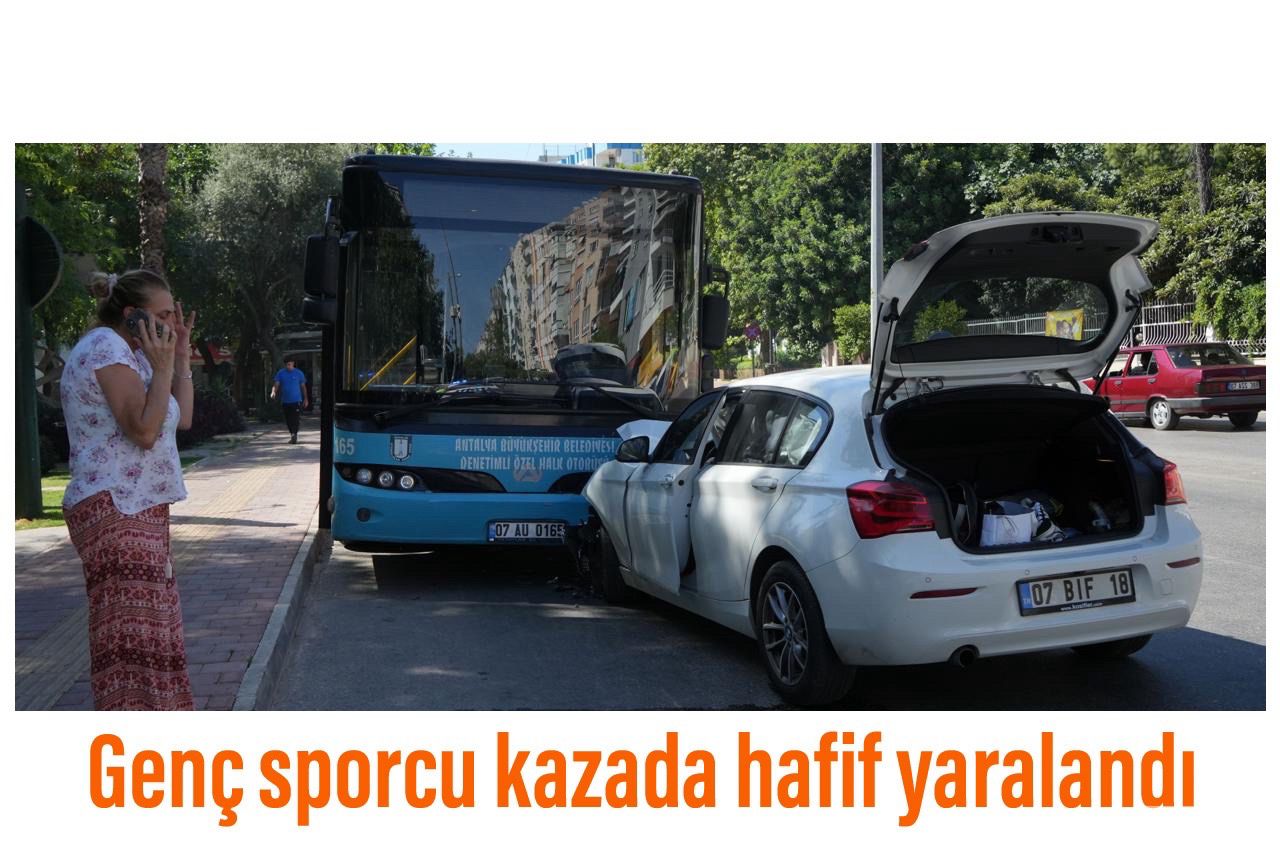 Genç futbolcu getirdiği trafik kazasında yaalandı 