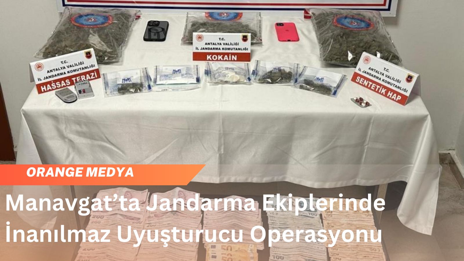 Manavgat’ta Jandarma Ekiplerinde İnanılmaz Uyuşturucu Operasyonu 