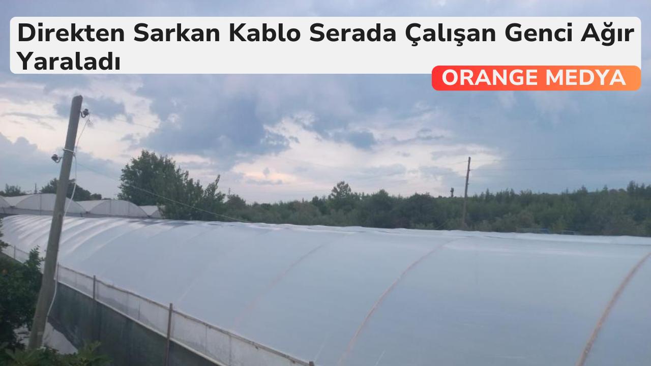 Direkten Sarkan Kablo Serada Çalışan Genci Ağır Yaraladı