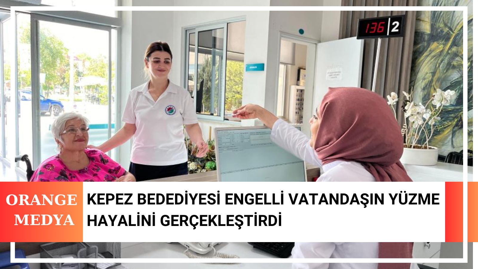 Kepez Belediyesi Engelli Vatandaşın Yüzme Hayalini Gerçekleştirdi