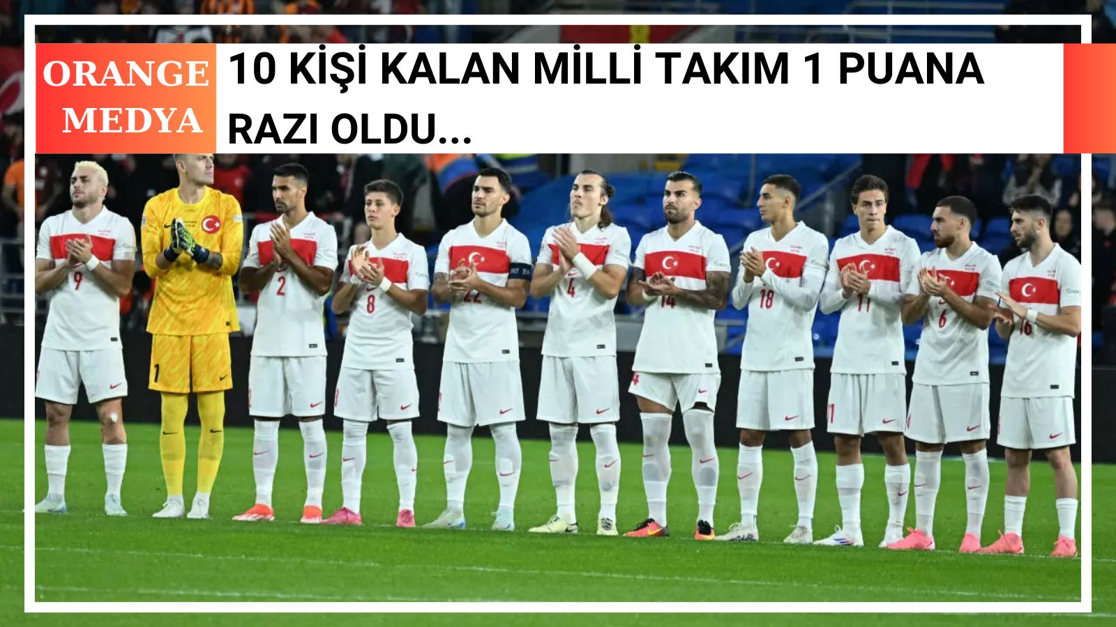 10 Kişi Kalan Milli Takım 1 Puana Razı Oldu...