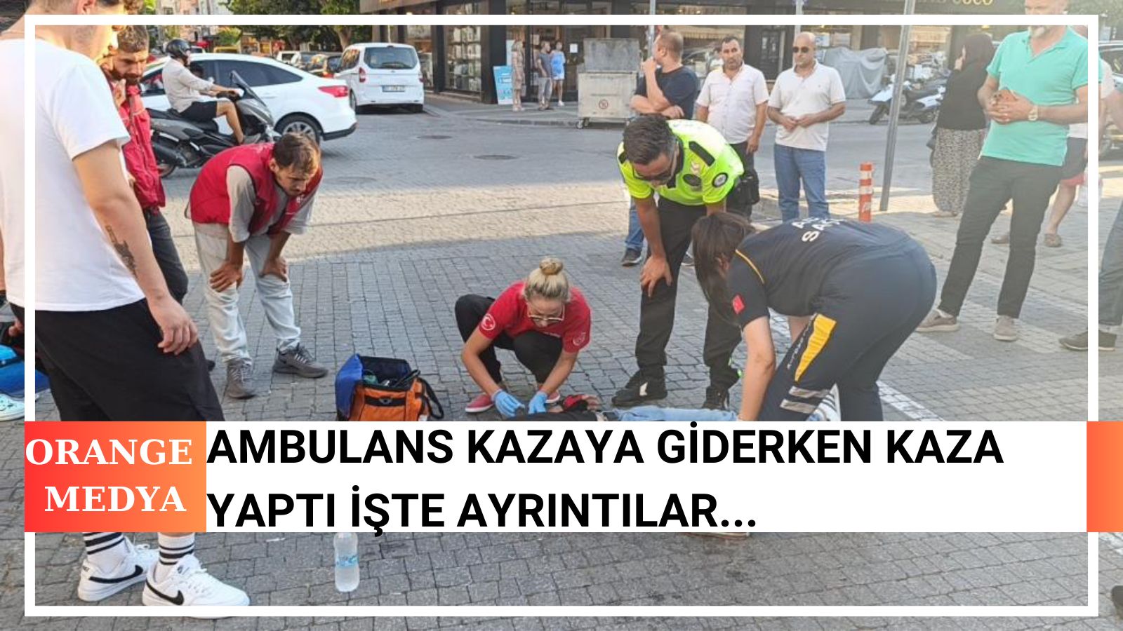 Ambulans Kazaya Giderken Kaza Yaptı İşte Ayrıntılar...