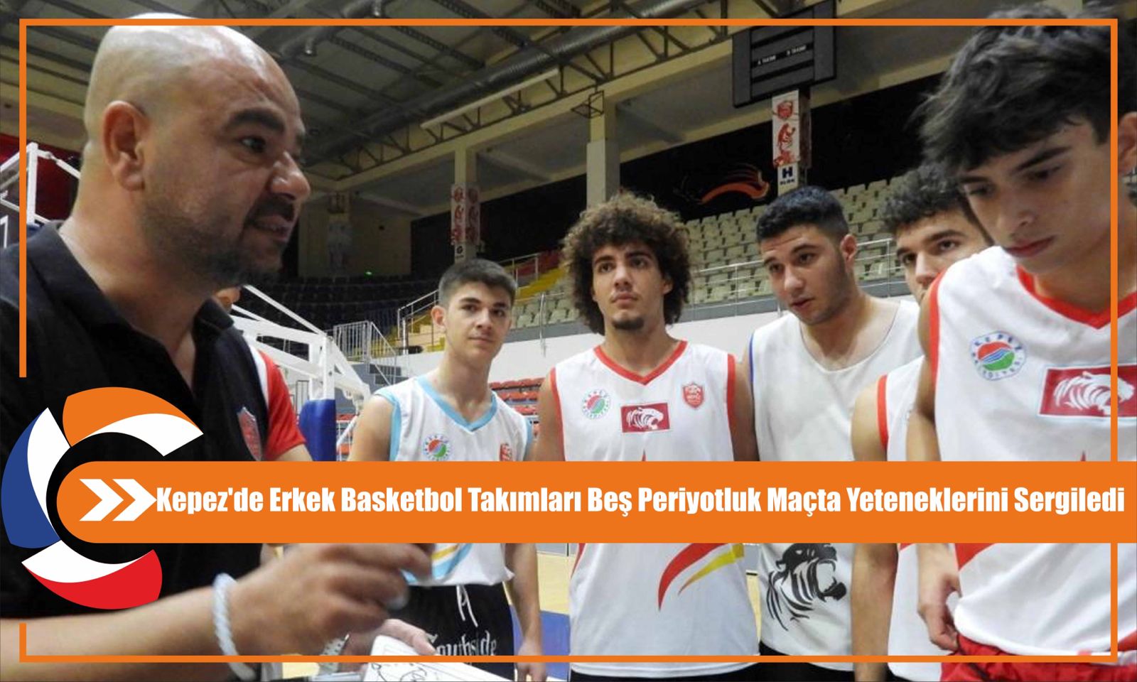 Kepez'de Erkek Basketbol Takımları Beş Periyotluk Maçta Yeteneklerini Sergiledi