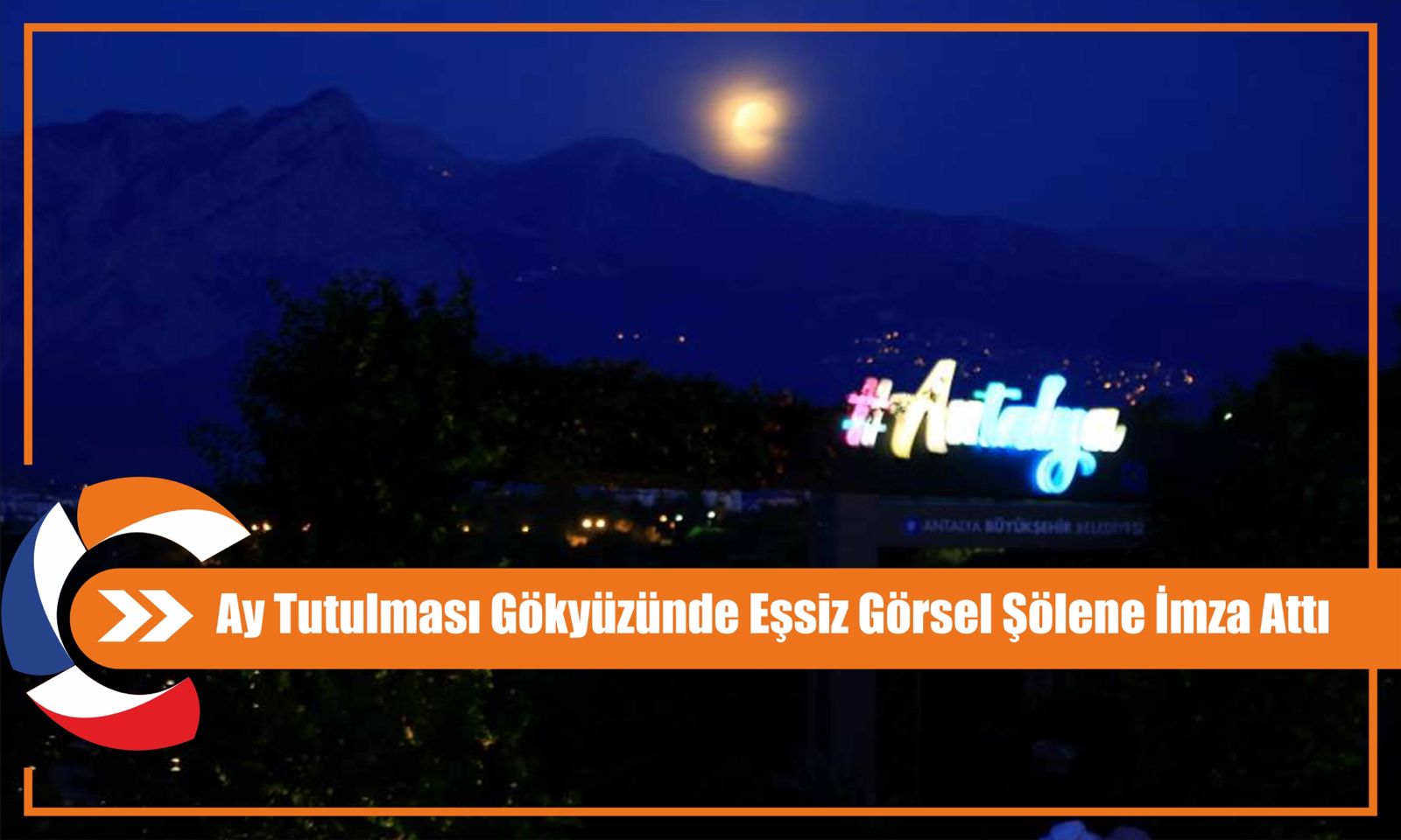 Ay Tutulması Gökyüzünde Eşsiz Görsel Şölene İmza Attı 