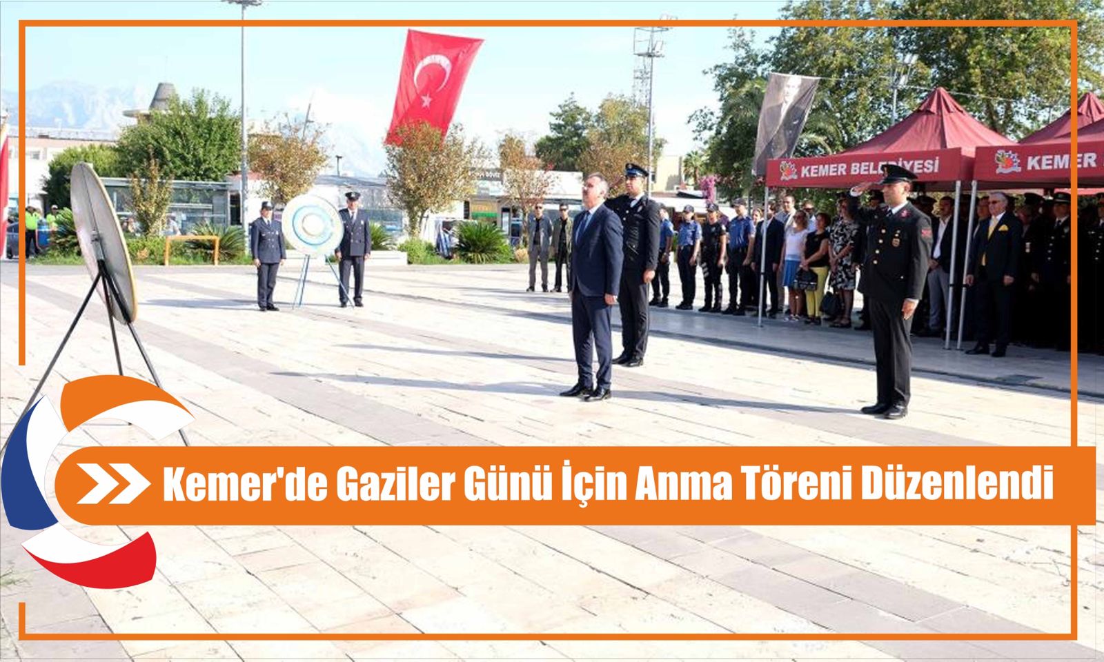 Kemer'de Gaziler Günü İçin Anma Töreni Düzenlendi