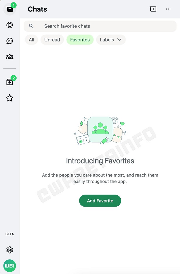 Whatsapp'a Favoriler Özelliği Geliyor