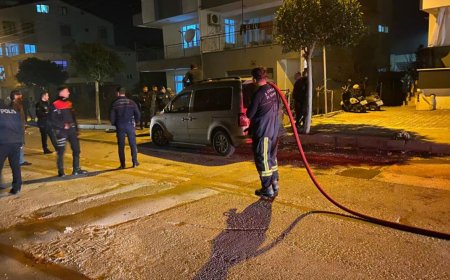 Babasının motorunu bağlatmasına sinirlendi, hem kendini hem de babasına ait aracı yakmaya çalıştı