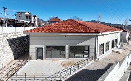 Korkuteli Dereköy’de çok amaçlı salon tamamlandı