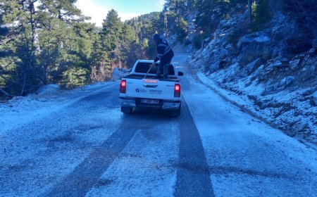 Büyükşehir ekiplerinden Alanya yollarında çalışma