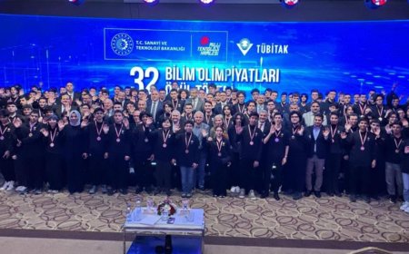 32. Bilim Olimpiyatları Ödül Töreni, ANFAŞ’ta düzenlendi