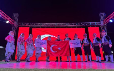 Konyaaltı Halk Oyunları Topluluğu Kuveyt’te sahne aldı