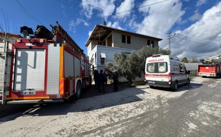 Antalya'nın Gazipaşa ilçesinde müstakil evde çıkan yangında 2 kişi dumandan etkilendi.