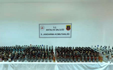 Döşemealtı İlçesinde Kaçak/Sahte Alkol Operasyonu