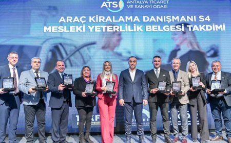 Türkiye’de araç kiralama sektöründeki ilk ulusal mesleki yeterlilik belgeleri sektör çalışanlarına takdim edildi