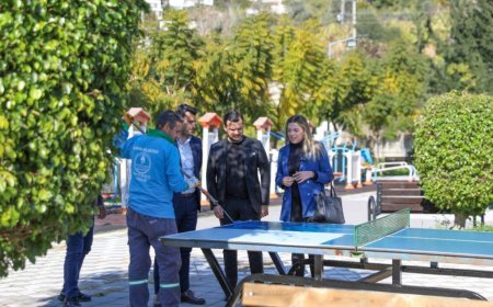 Alanya Belediyesi, Kemal Beyaz Parkı'nda Yenileme Çalışmalarını Tamamladı