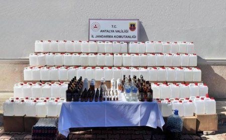 Antalya'da sahte alkol operasyonu: 1 kişi tutuklandı