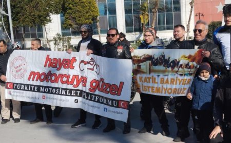 Motosiklet tutkunları ‘Motorcu Dostu Bariyer' istedi