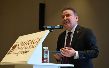 Başkan Muhittin Böcek  Turizm Master Planı’nı gündeme taşıdı.