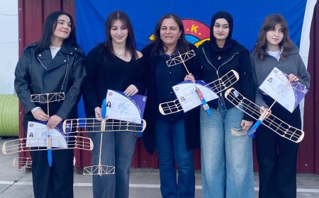 THK'den öğrencilere model uçak eğitimi