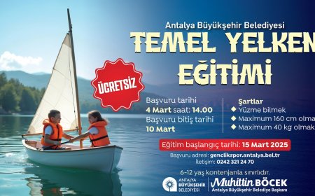 Büyükşehir’den ‘Temel Yelken Eğitimi’