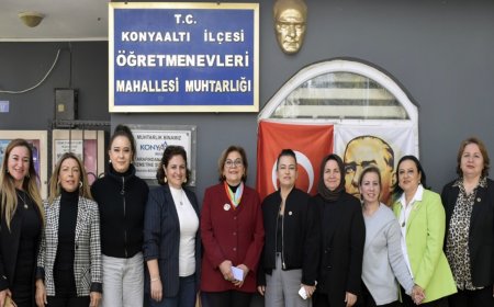Antalya'da görev yapan kadın muhtarlar mahallelere kadın eli değdiğini ifade etti.
