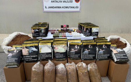 Antalya Döşemealtı'nda Büyük Kaçakçılık Operasyonu