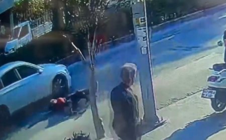 Yola Fırlayan Genç Kız Otomobille Çarpıştı