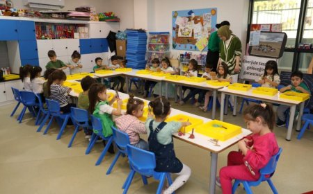 Alanya'da çevre bilinci ve geri dönüşüm atölyesi