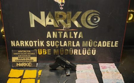 Antalya’da bir haftalık narkotik operasyonlarında 16 tutuklama