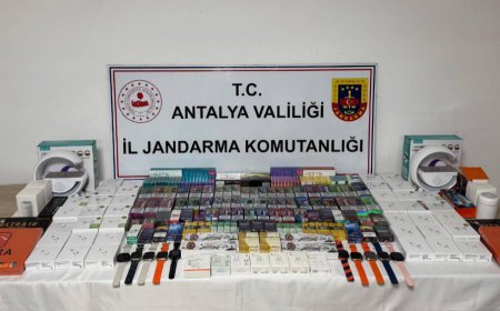 Aksu ve Manavgat’ta Büyük Kaçakçılık Operasyonu