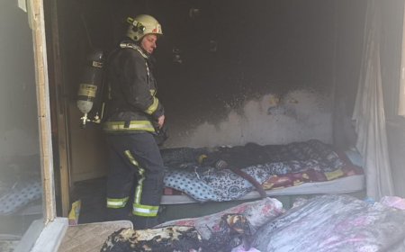 Evde yangın çıktı, ev sahibi kiracısını suçladı