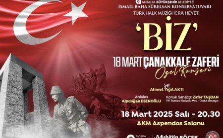 Çanakkale Zaferi’nin 110. Yıl Dönümüne Özel Konser