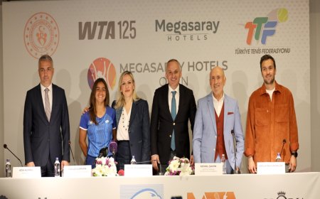 WTA turnuvası olan Megasaray Open tanıtım toplantısı gerçekleşti
