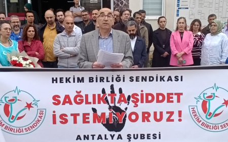 Doktora darp sonrası hastanede iş bırakma eylemi