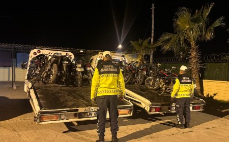 Antalya'da Yasadışı Motosiklet Yarışına Jandarmadan Operasyon