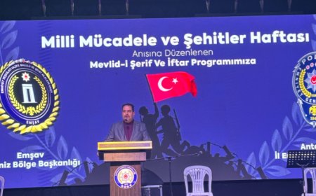 Antalya Emniyet Müdürlüğü, Milli Mücadele ve Şehitler Haftası Anısına İftar Yemeği Düzenledi