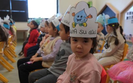 Kemer Belediyesi,Kreş ve Gündüz Bakımevi'nde 22 Mart Dünya Su Günü dolayısıyla etkinlik düzenledi.