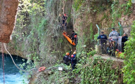 Kepez'de Manzara İzlerken 15 Metreden Çalılığa Düştü
