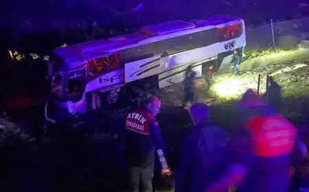 Aydın Kuyucak’ta Şarampole Düşen Otobüste 1 Ölü, 27 Yaralı