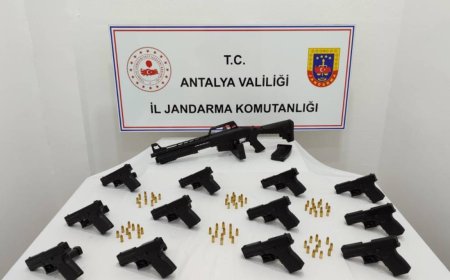 Antalya’da ruhsatsız silah operasyonu: 1 kişi tutuklandı