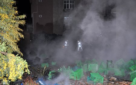 ANTALYA'nın Gazipaşa ilçesinde plastik kasaların istiflendiği arazide çıkan yangın itfaiyenin müdahalesiyle söndürüldü.