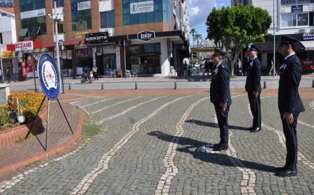 ANTALYA'nın Gazipaşa ilçesinde Türk Polis Teşkilatı'nın 180'inci kuruluş yıl dönümü dolayısıyla tören düzenlendi.