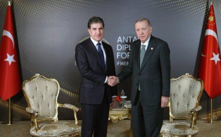 Cumhurbaşkanı Erdoğan, IKYB Başkanı Barzani’yi kabul etti