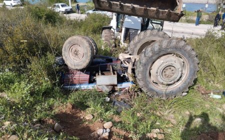 Serik’te Traktör Devrildi: 71 Yaşındaki Çiftçi Yaralandı