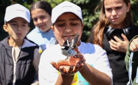 Bilim Köyü’nde kuş halkalama eğitimi verildi